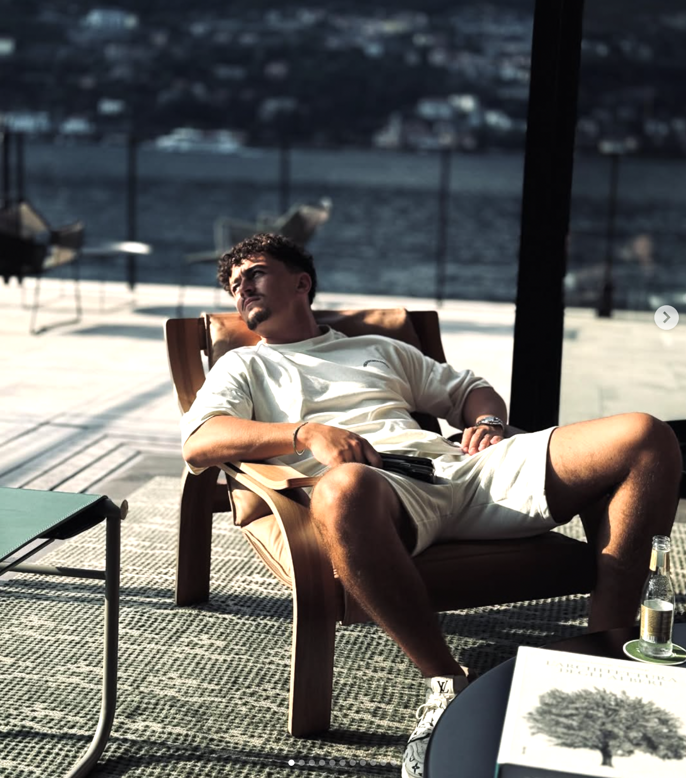 Person working on a laptop